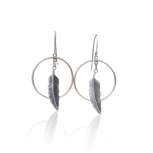 A Pocketful of Feathers Earrings