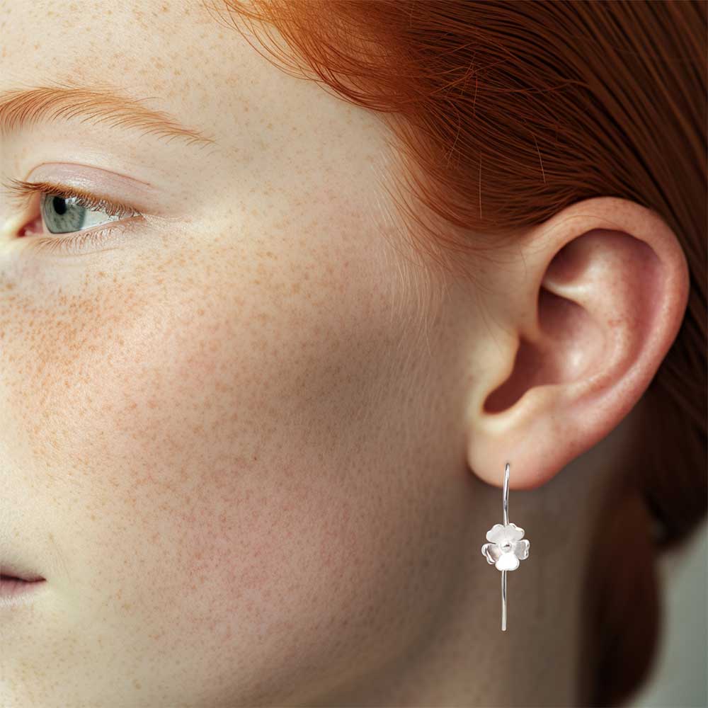 Jewellery By Toni-Maree sustainable and ethical handmade Forget-Me-Not Flower Earrings