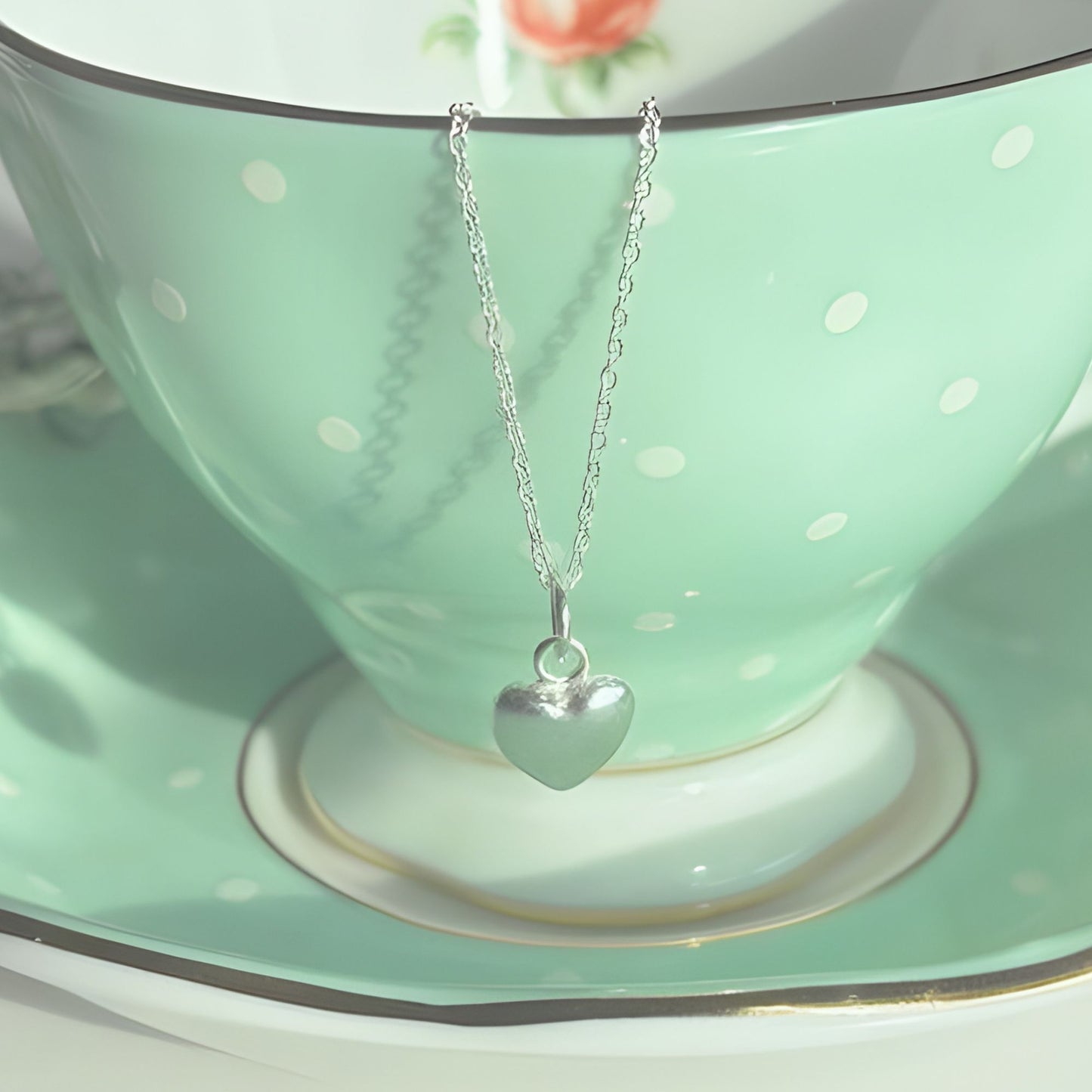 Tiny Heart of Silver Pendant