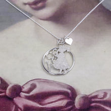 Load image into Gallery viewer, Sterling silver Blowing Bubbles Limited Edition pendant
