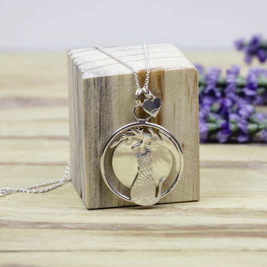 Cat and the Moon Pendant (Limited Edition of 10)