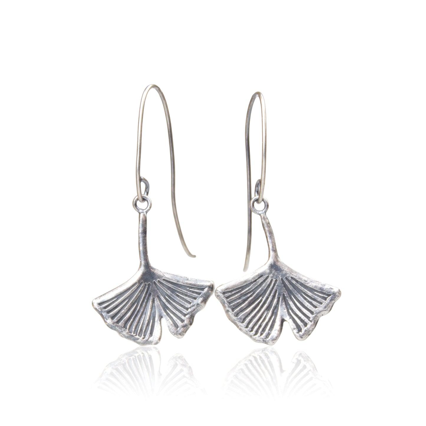 The Ancient Gingko Leaf Earrings