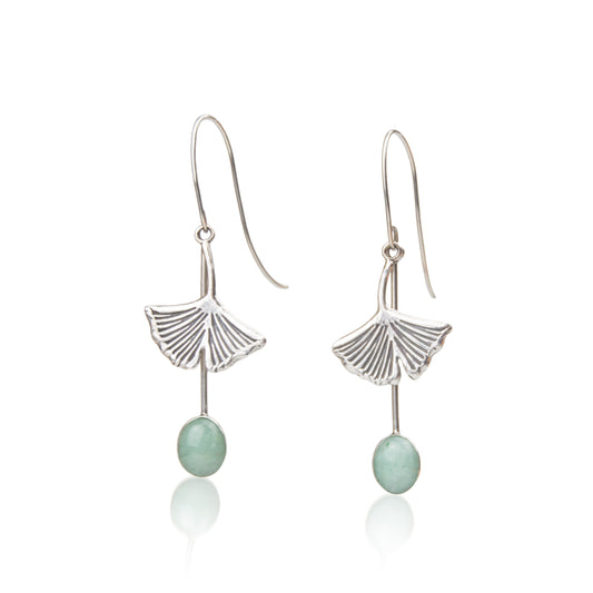 Whispers of Gingko Leaf Earrings