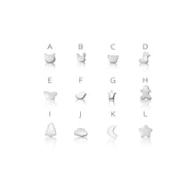 Load image into Gallery viewer, Fine silver Micro stud earrings [mix-or-match pair]
