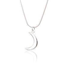 Load image into Gallery viewer, Fine silver Moon pendant

