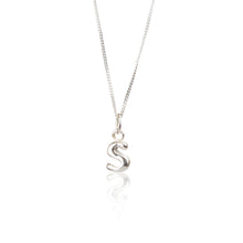 Load image into Gallery viewer, Fine silver Personalised Initial pendant
