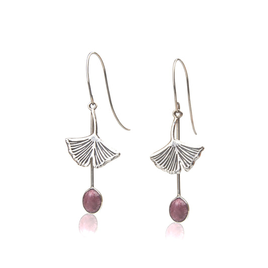 Whispers of Gingko Leaf Earrings