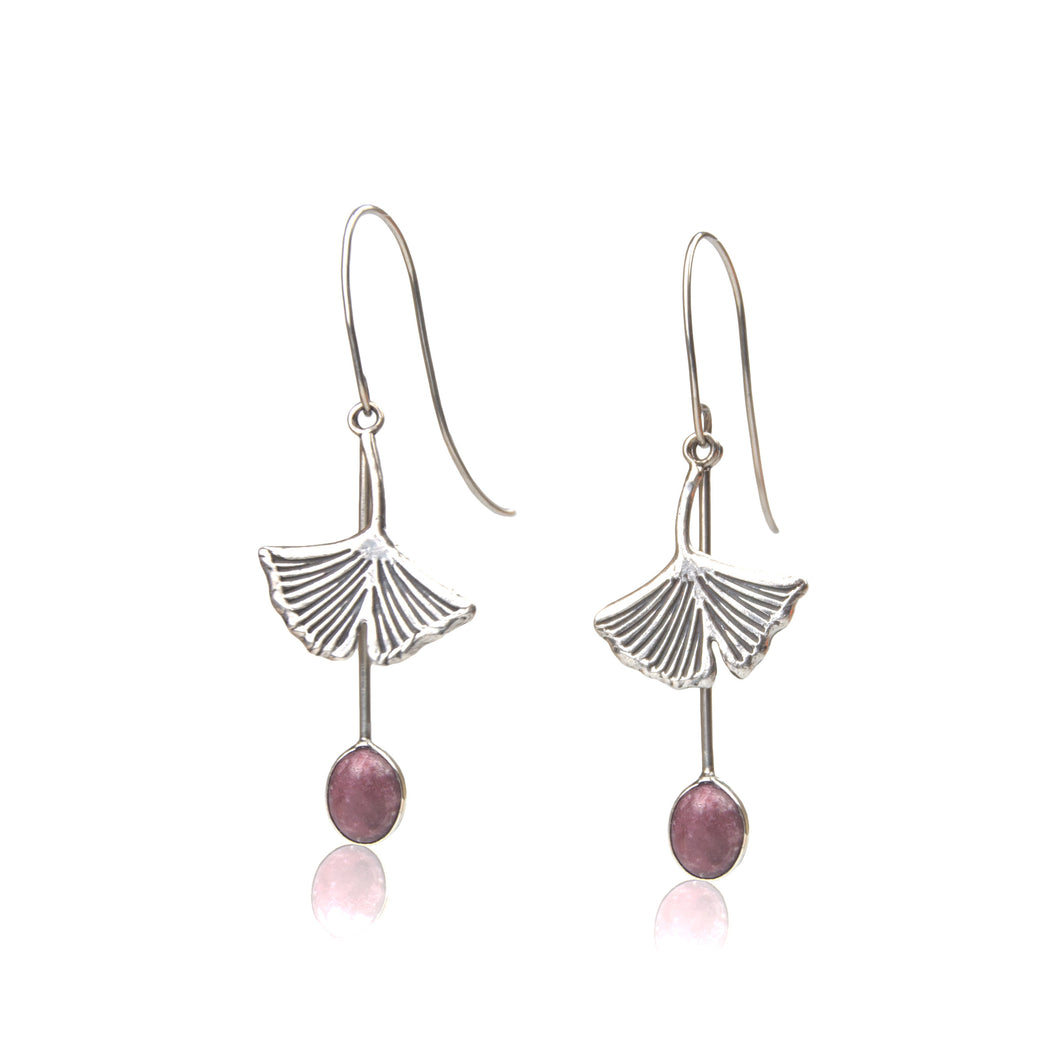 Whispers of Gingko Leaf Earrings