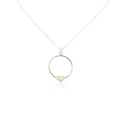Circle of Love Pendant [1 to 4 hearts]