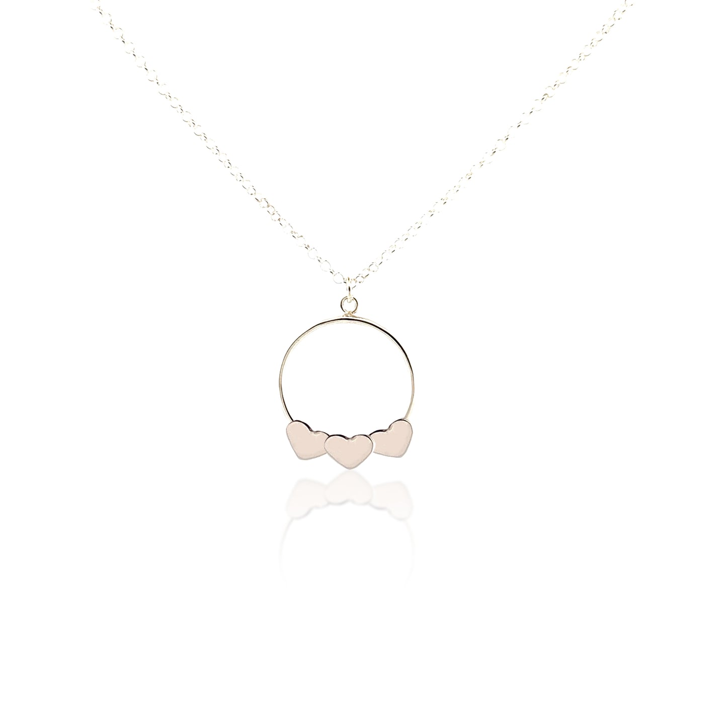 Circle of Love Pendant [1 to 4 hearts]