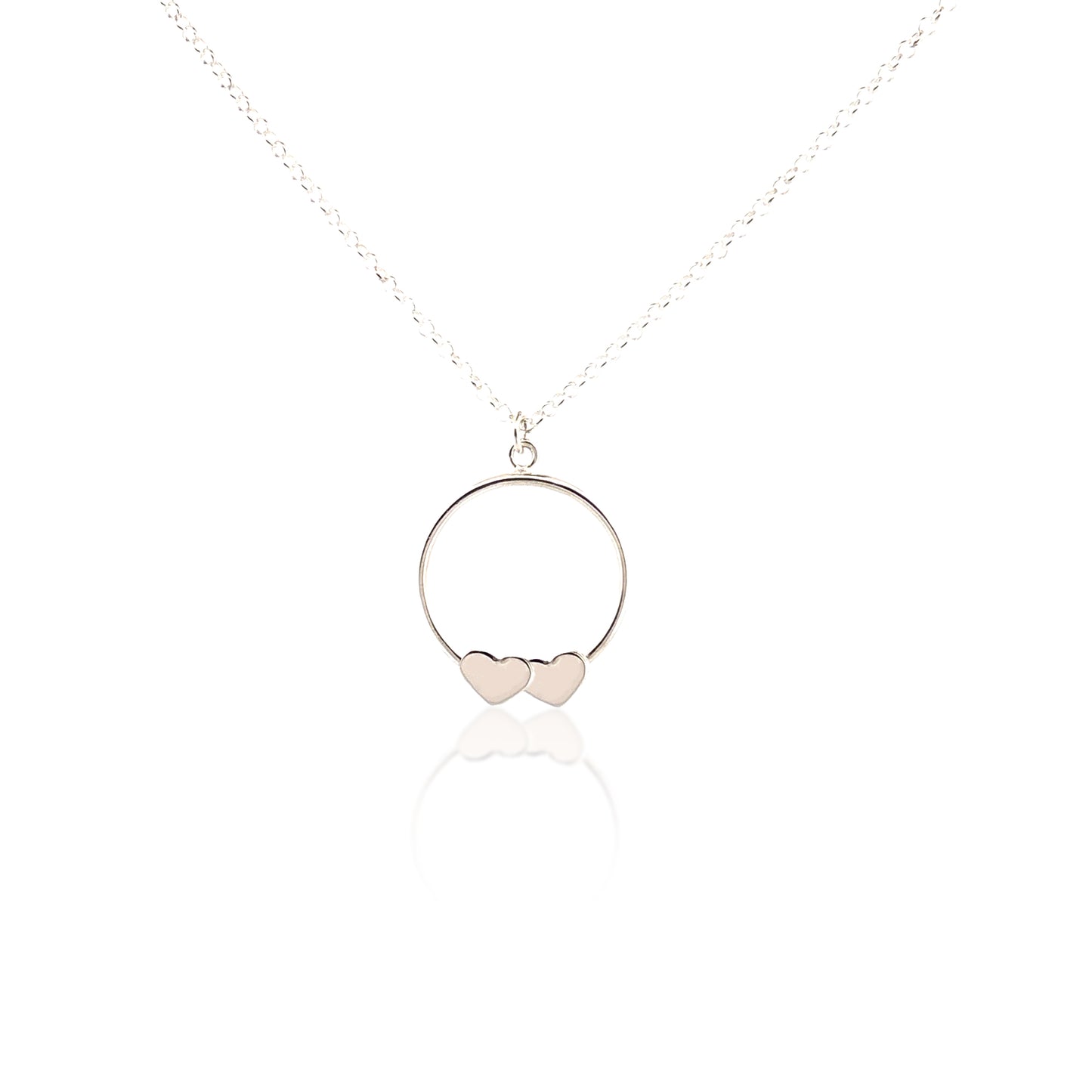 Circle of Love Pendant [1 to 4 hearts]