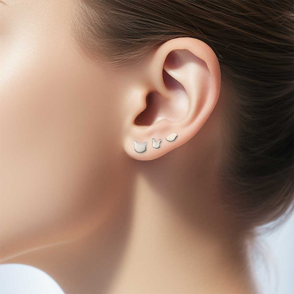 Jewellery By Toni-Maree sustainable and ethical handmade Micro Stud Earrings