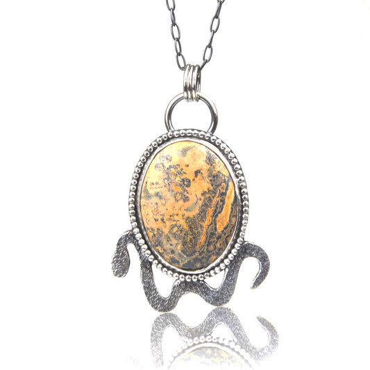 Silver Snake Pendant