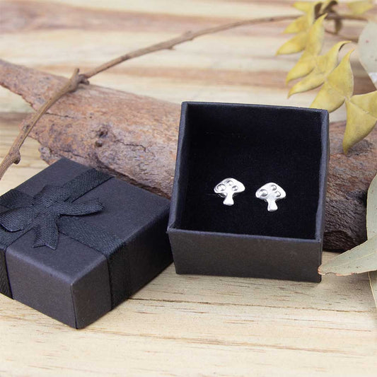 Jewellery By Toni-Maree sustainable and ethical handmade Mushroom Stud Earrings