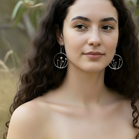 Pixie's Parasol Mushroom Earrings
