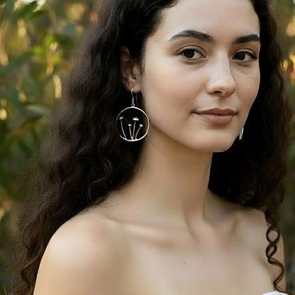 Pixie's Parasol Mushroom Earrings