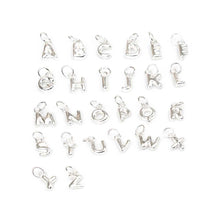 Load image into Gallery viewer, Silver Letter Charm (A-Z)
