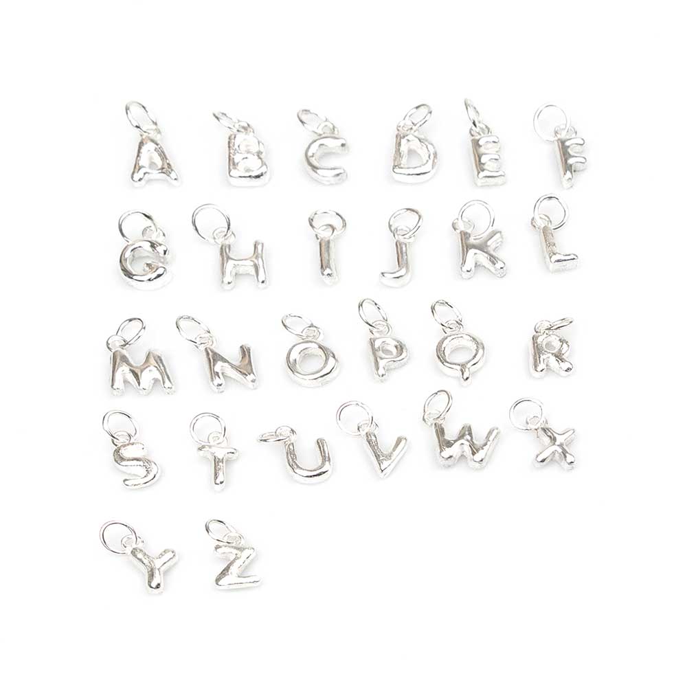Silver Letter Pendant (A-Z)