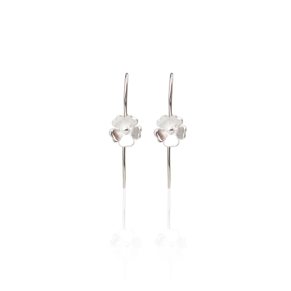 Jewellery By Toni-Maree sustainable and ethical handmade Forget-Me-Not Flower Drop Earrings