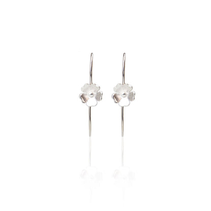 Jewellery By Toni-Maree sustainable and ethical handmade Forget-Me-Not Flower Drop Earrings