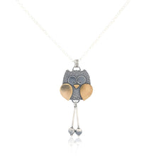 Load image into Gallery viewer, Silver Owl Pendant
