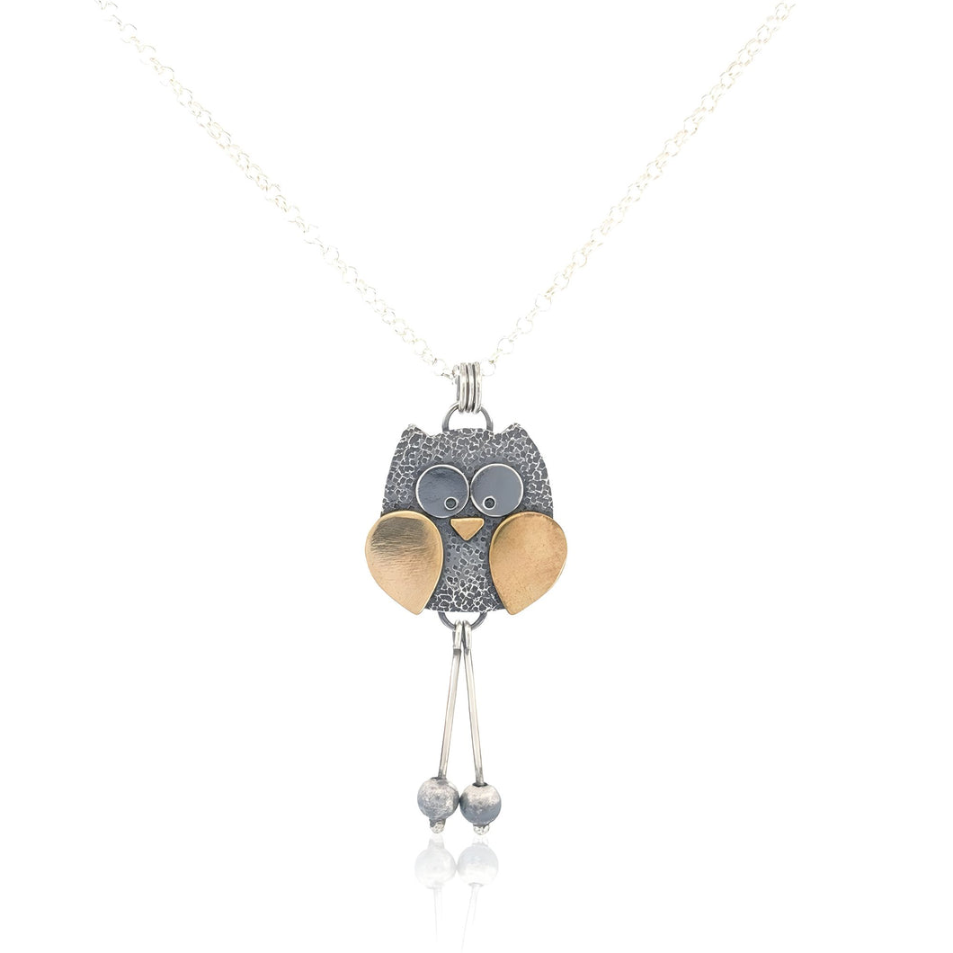Silver Owl Pendant