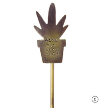 Load image into Gallery viewer, Brass Plant Stakes [set of two]
