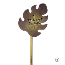 Load image into Gallery viewer, Brass Plant Stakes [set of two]
