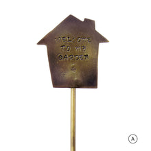 Load image into Gallery viewer, Brass Plant Stakes [set of two]
