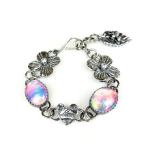 Load image into Gallery viewer, Jewellery by Toni-Maree Silver Love &amp; Flowers Bracelet
