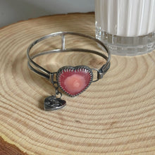 Load image into Gallery viewer, Silver Heart Bangle
