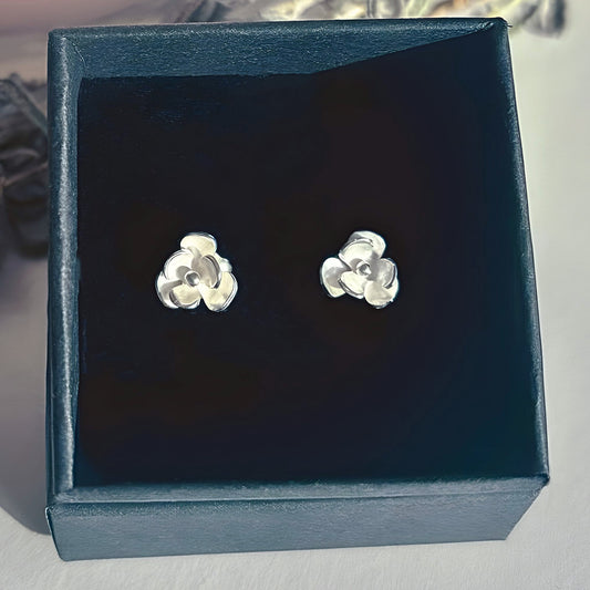 Field of Violets Stud Earrings