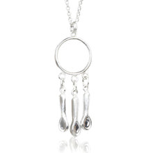 Load image into Gallery viewer, Silver Spoon Theory Pendant [three spoons]
