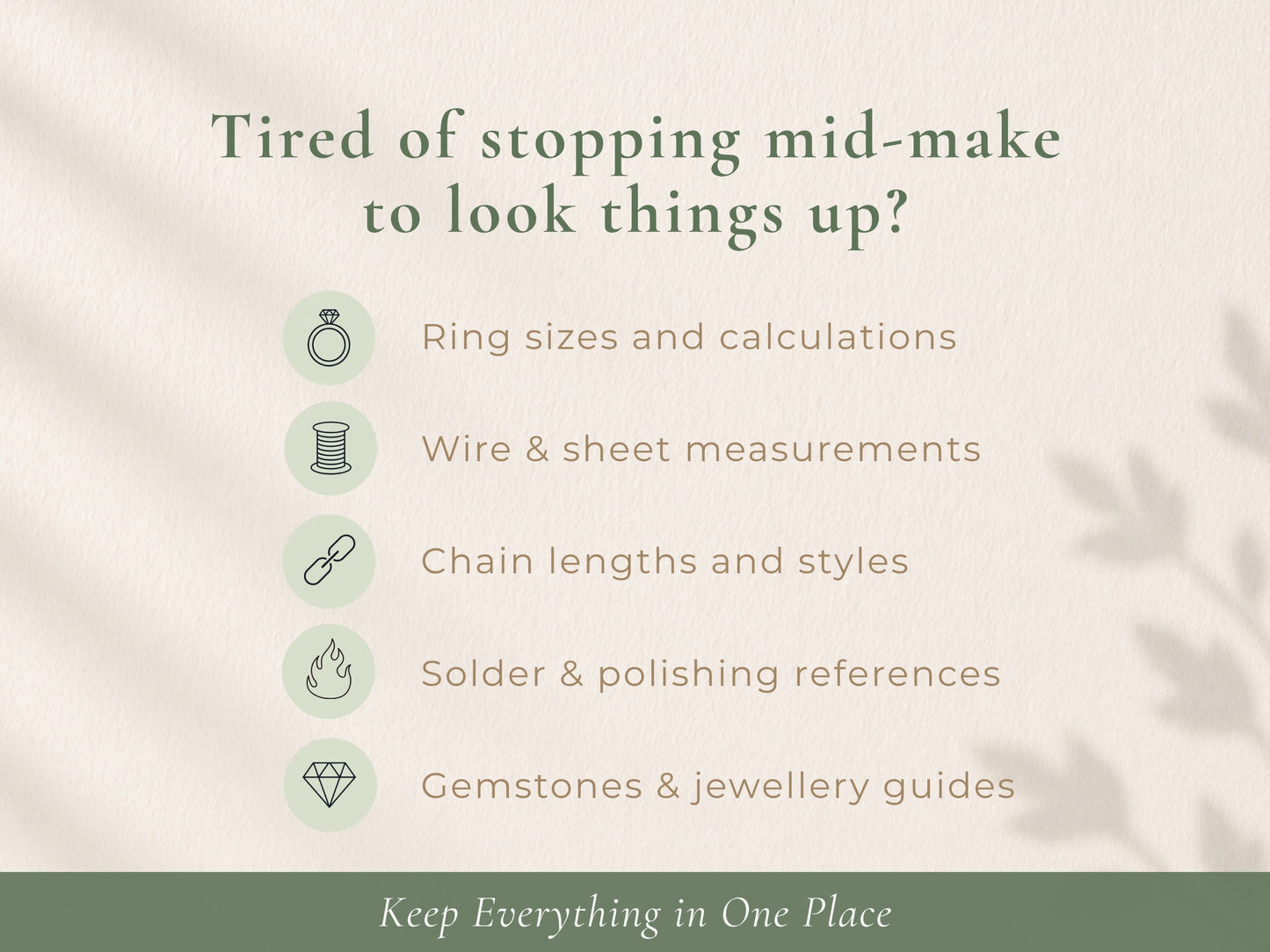 Essential Jewellers Charts & Guides: Quick Reference Library