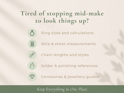 Essential Jewellers Charts & Guides: Quick Reference Library