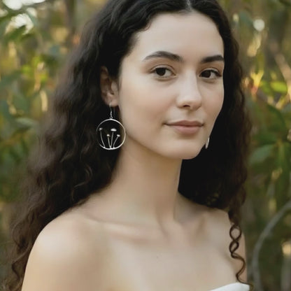 Pixie's Parasol Mushroom Earrings