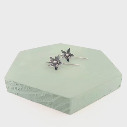 Australian Christmas Flower Earrings