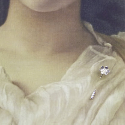 Australian Native Daisy Flower Lapel Pin