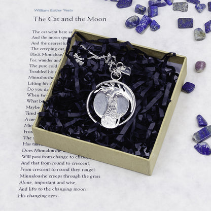 Cat and the Moon Pendant (Limited Edition of 10)