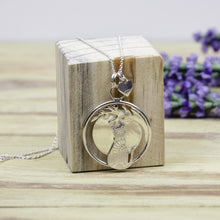 Load image into Gallery viewer, Sterling silver Cat and the Moon Limited Edition pendant

